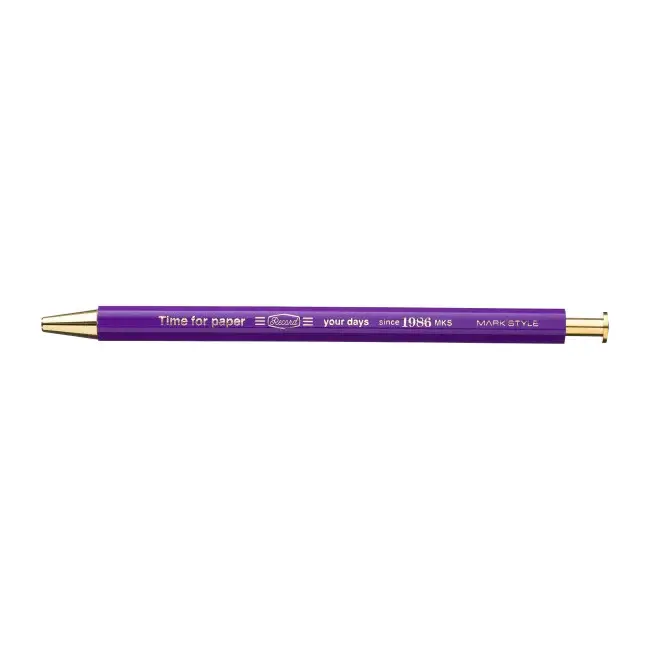 MARK'S Wooden Gel Pen – Violett