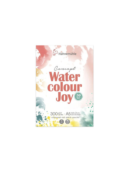 HAHNEMÜHLE Concept Watercolour Joy – naturweiss – Format: DIN A5