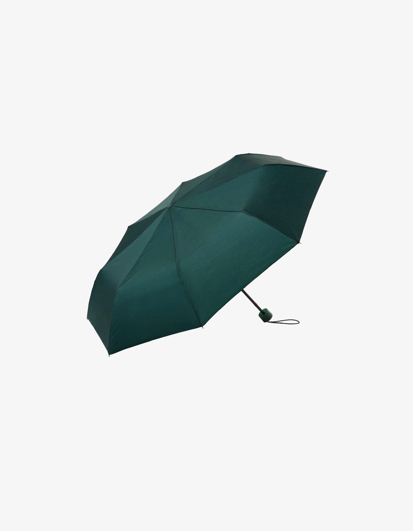 Regenschirm manuell zusammenklappbar – dunkelgrün / UV50+