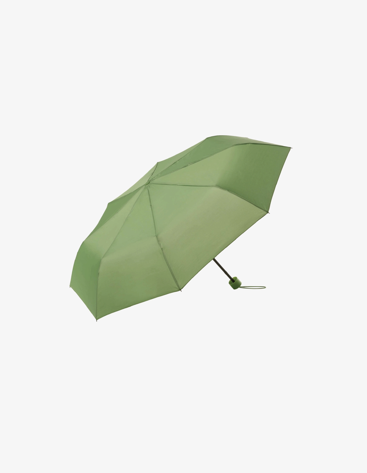 Regenschirm manuell zusammenklappbar – hellgrün / UV50+