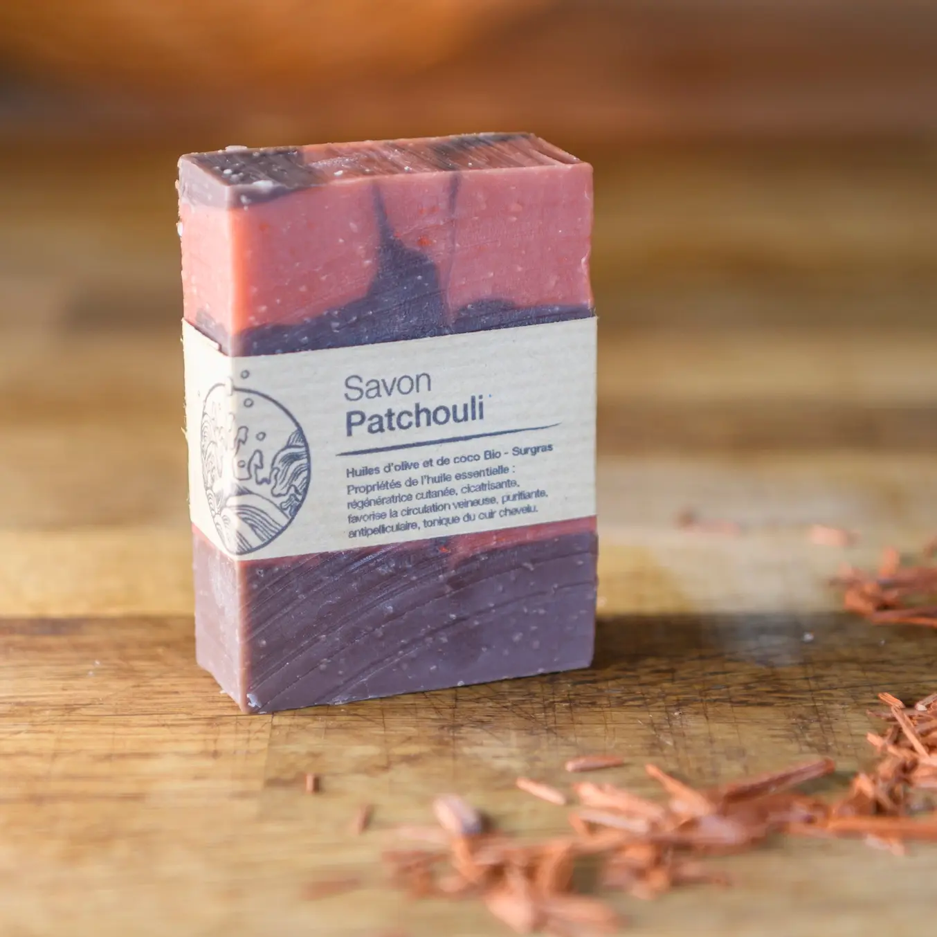 SAVONNERIE DE LA BUÈGES Savon Patchouli / Patchouliseife aus Frankreich – 100g