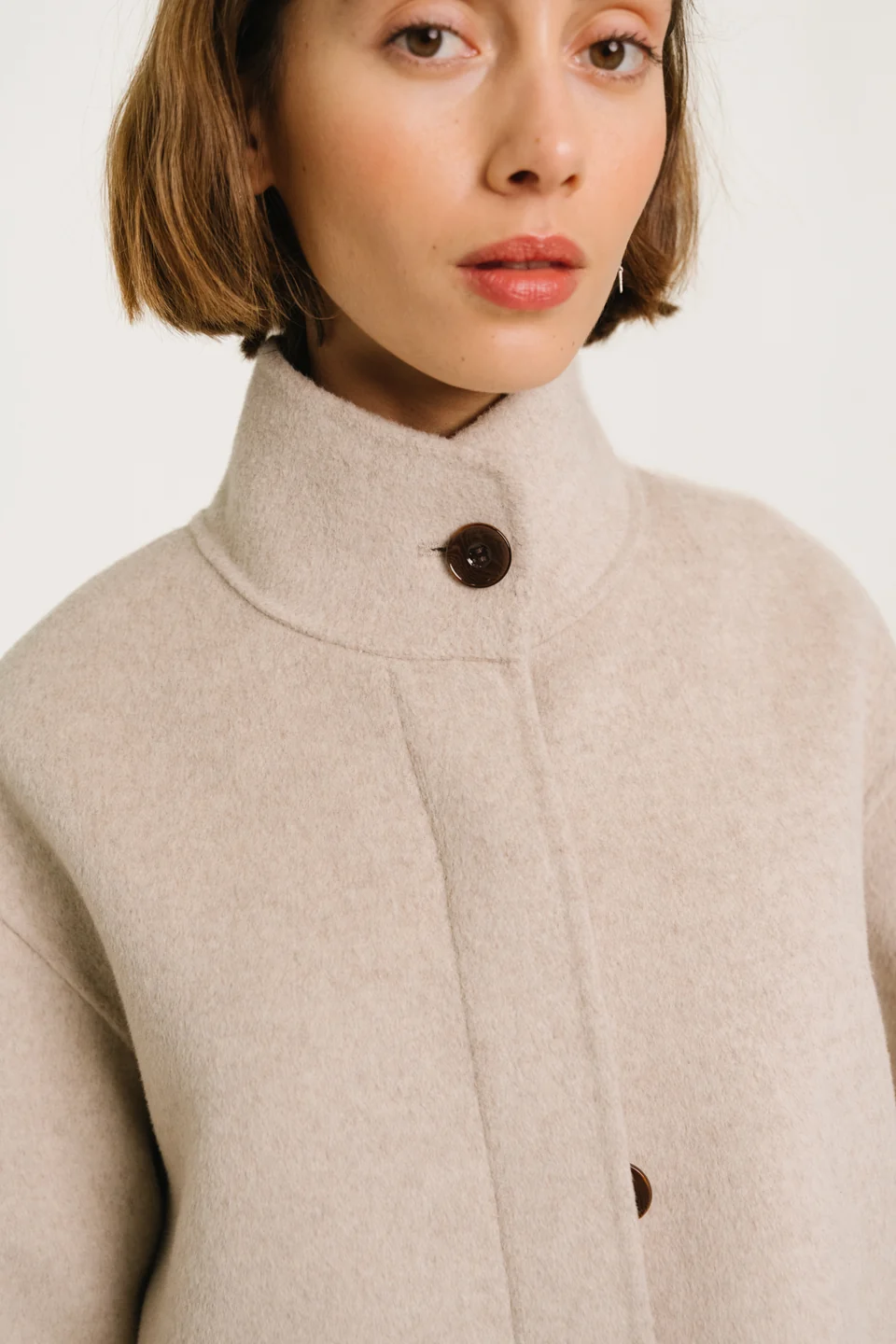 SACRECOEUR Veste DOUBLE FACE ESTELLE – pearl ecru