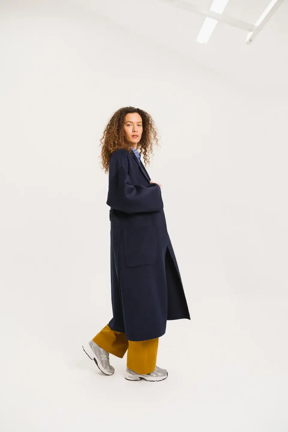 SACRECOEUR Manteaux Doble Face ANGELE – bleu
