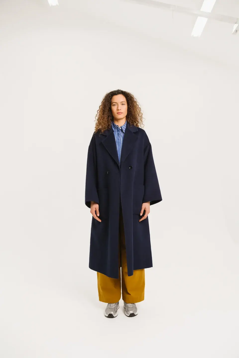 SACRECOEUR Manteaux Doble Face ANGELE – bleu