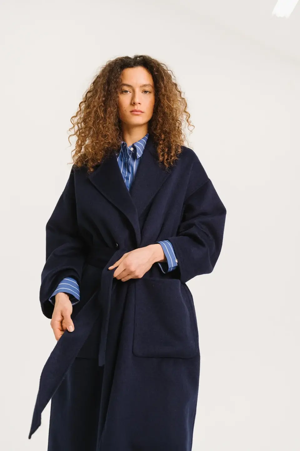 SACRECOEUR Manteaux Doble Face ANGELE – bleu