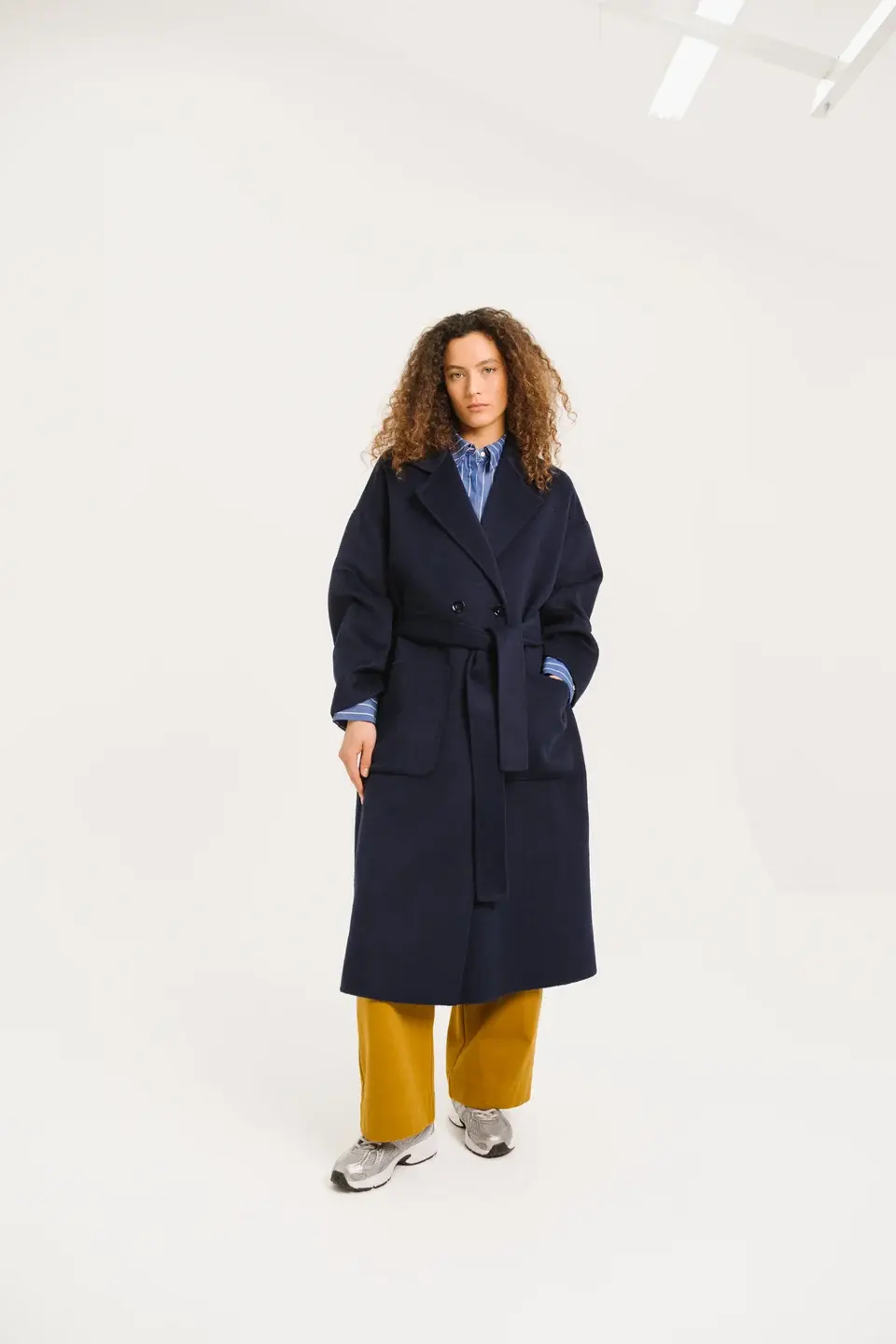 SACRECOEUR Manteaux Doble Face ANGELE – bleu