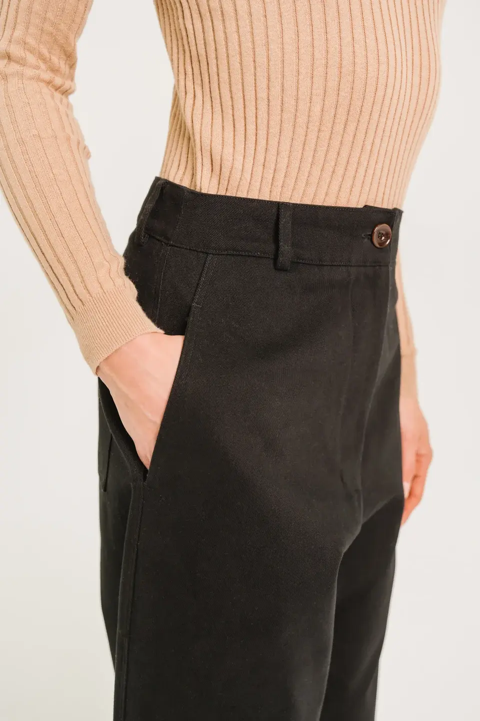 SACRECOEUR Pantalon PIERRE – noir