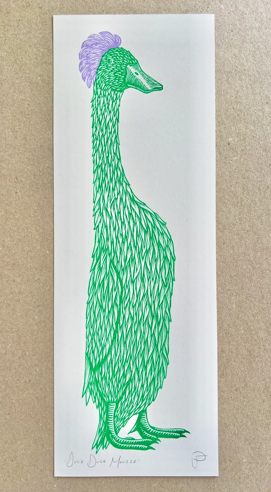 STRANGFORD RISO Kunstdruck Duck Duck Mousse