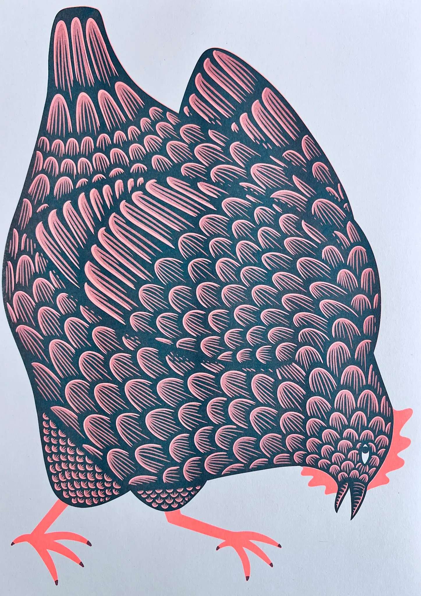 STRANGFORD RISO Kunstdruck the Plot Chickens