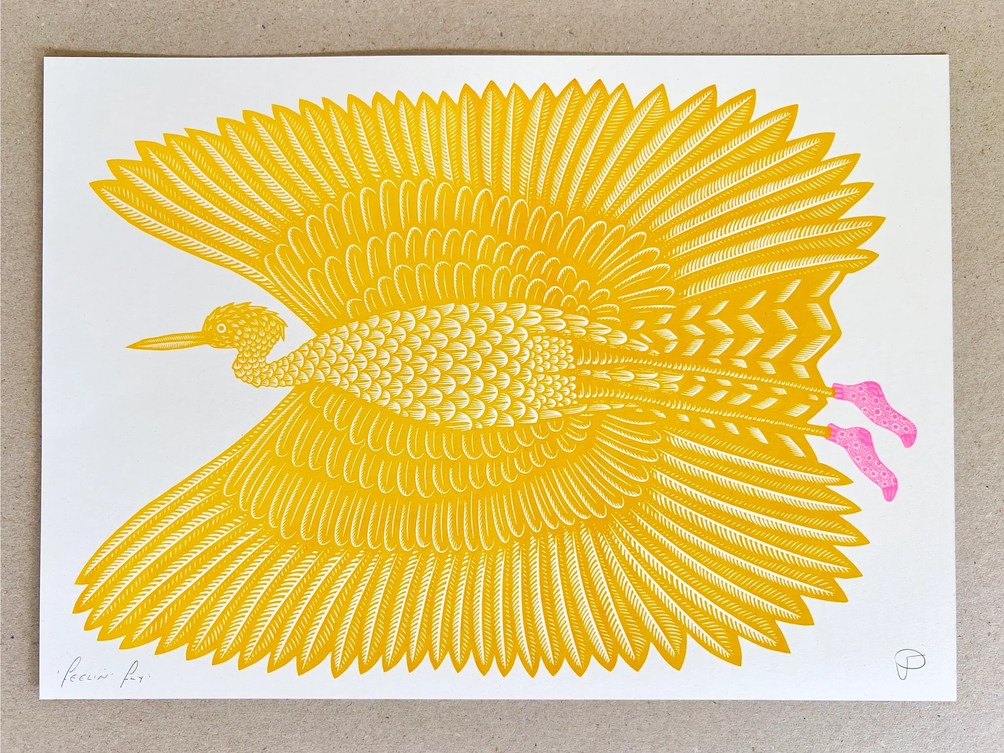 STRANGFORD RISO Kunstdruck Feeling Fly