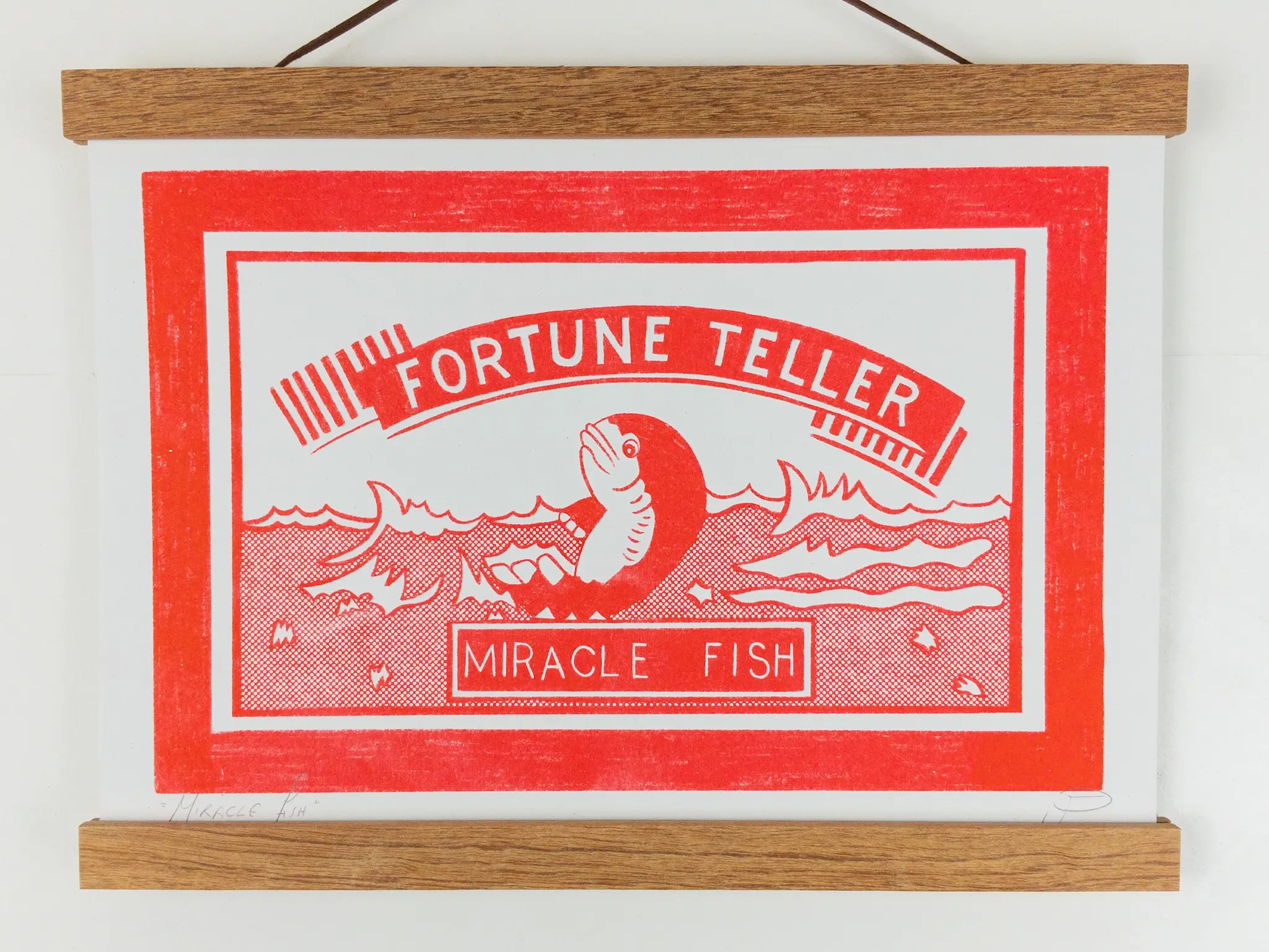 STRANGFORD RISO Kunstdruck Miracle Fish