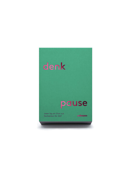 Denkpause Kalender 2027