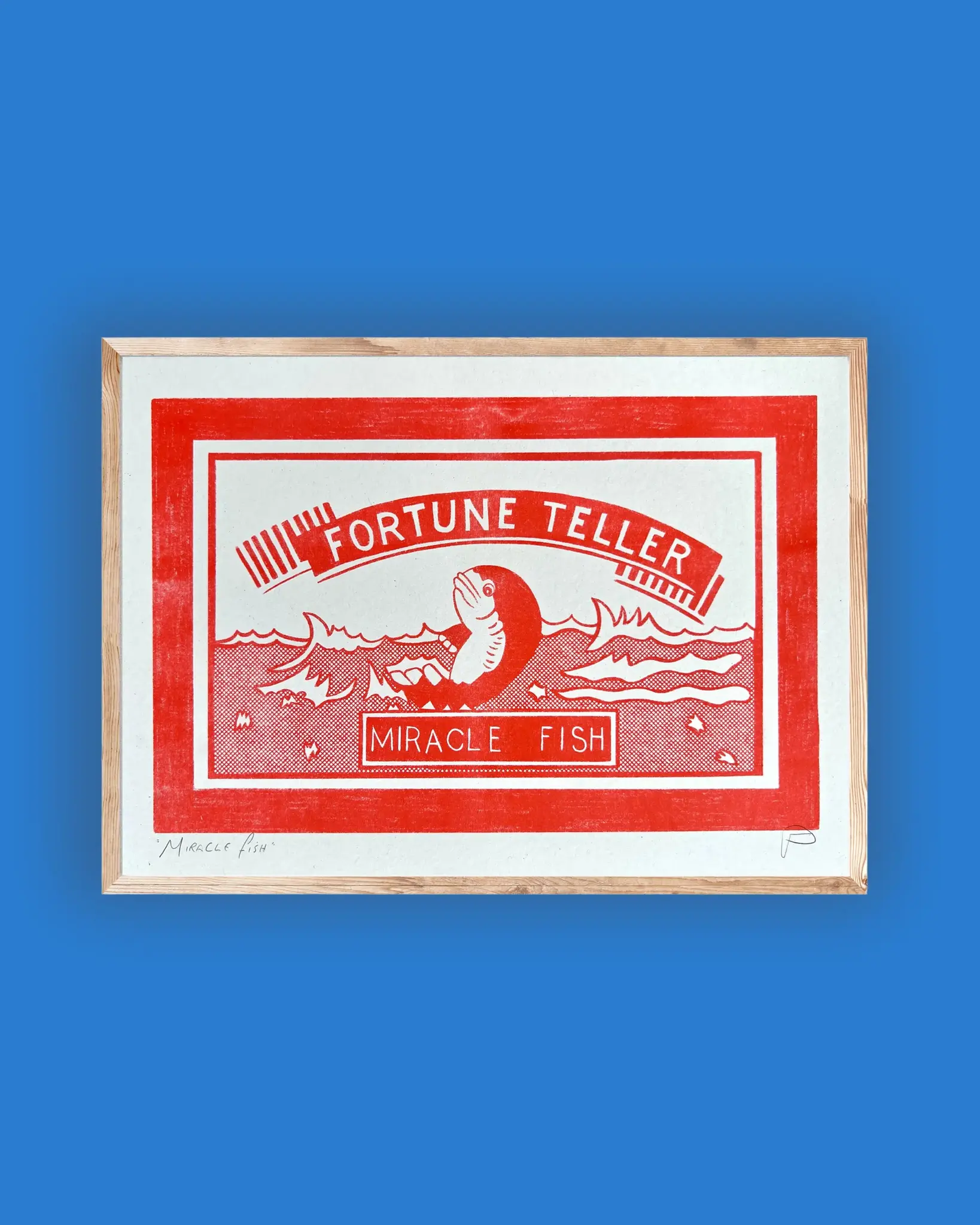STRANGFORD RISO Kunstdruck Miracle Fish