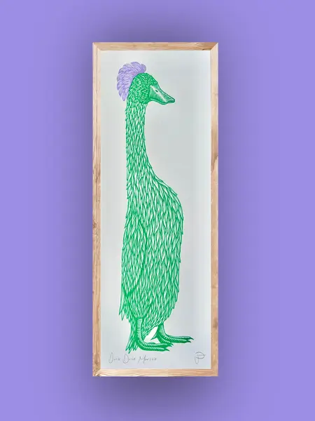 STRANGFORD RISO Kunstdruck Duck Duck Mousse