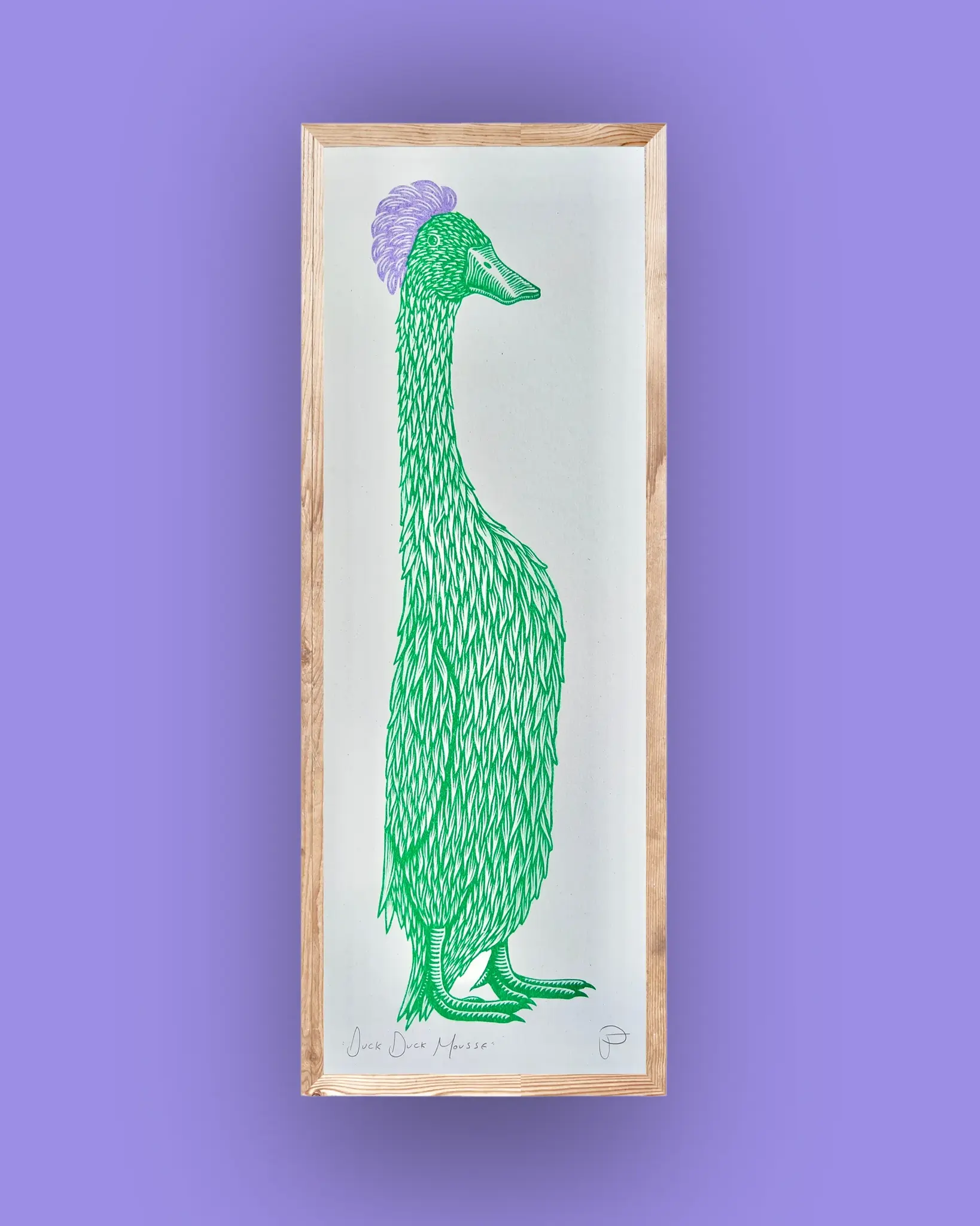 STRANGFORD RISO Kunstdruck Duck Duck Mousse