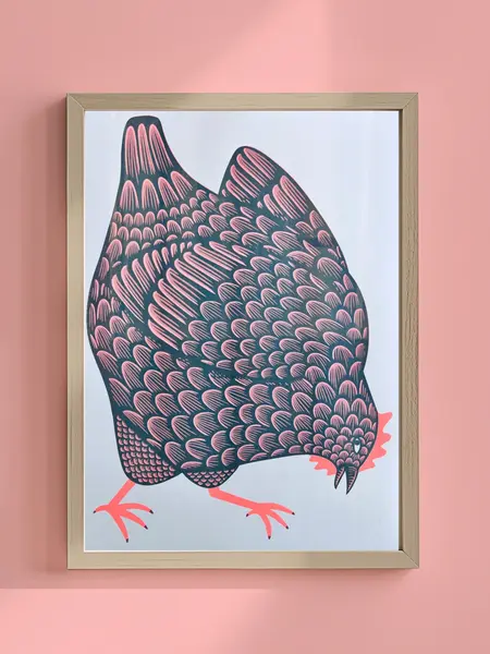 STRANGFORD RISO Kunstdruck the Plot Chickens