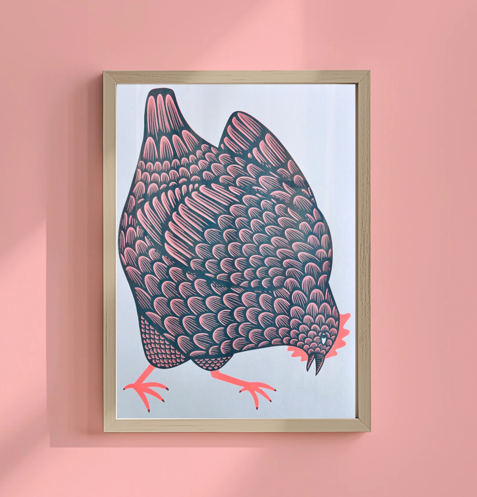 STRANGFORD RISO Kunstdruck the Plot Chickens