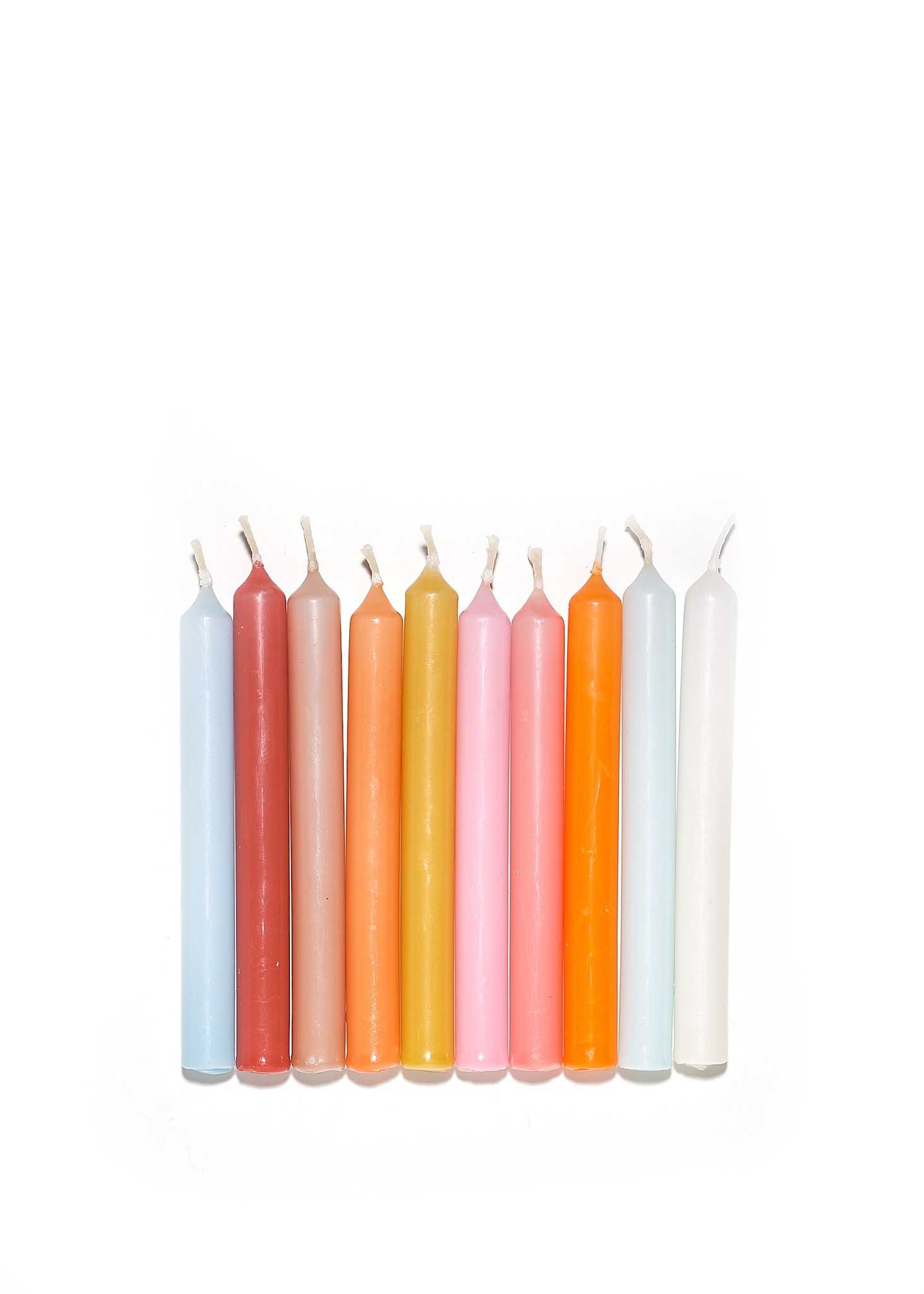 10 bunte Baumkerzen – MIAMI – swiss made