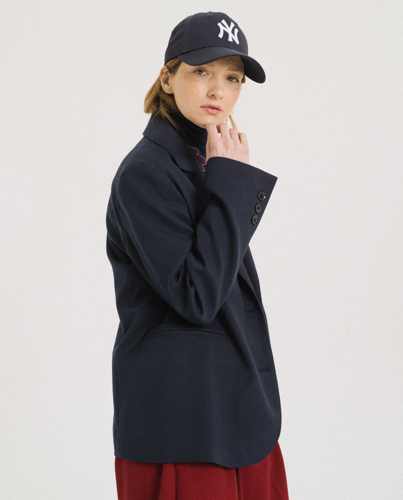 TINSELS Veste FANZINE. NAVY