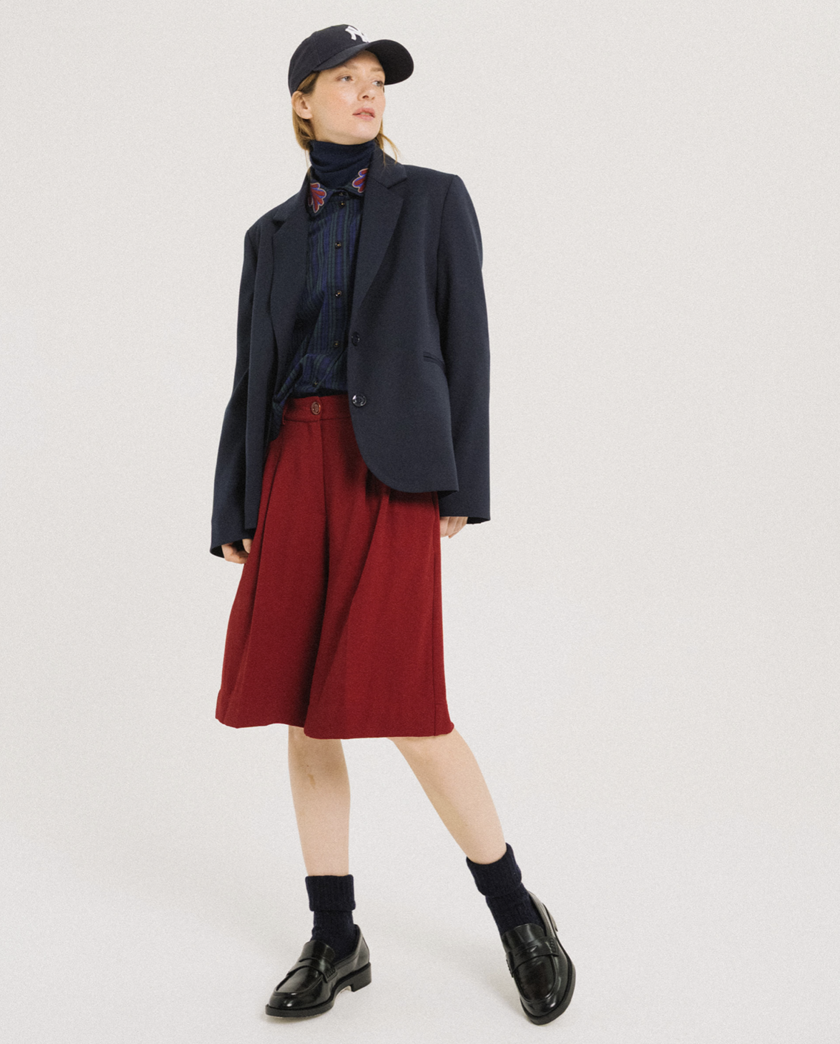 TINSELS Veste FANZINE. NAVY