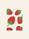 HERR UND FRAU RIO Riso Karte Erdbeeren & transparentes Couvert