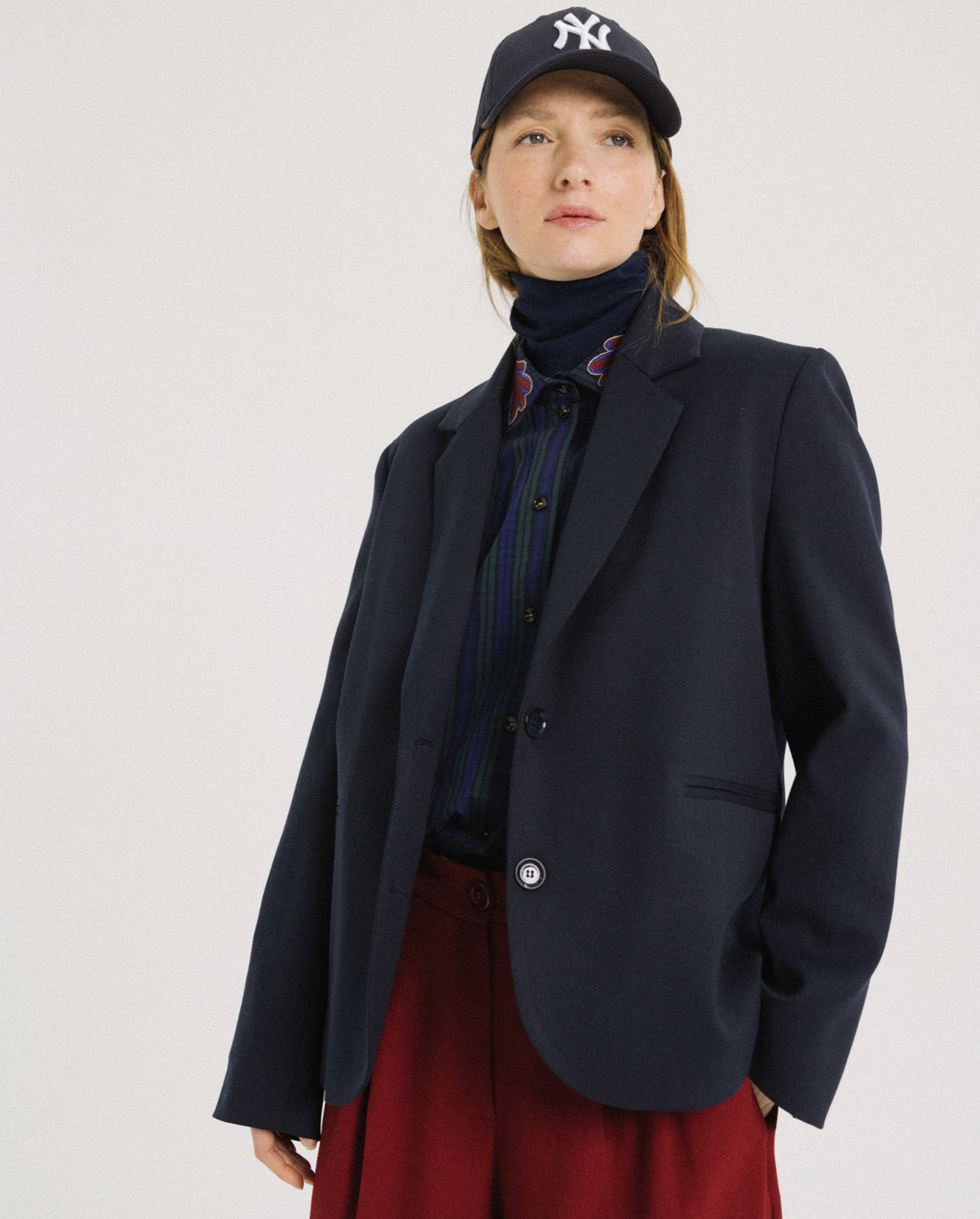 TINSELS Veste FANZINE. NAVY