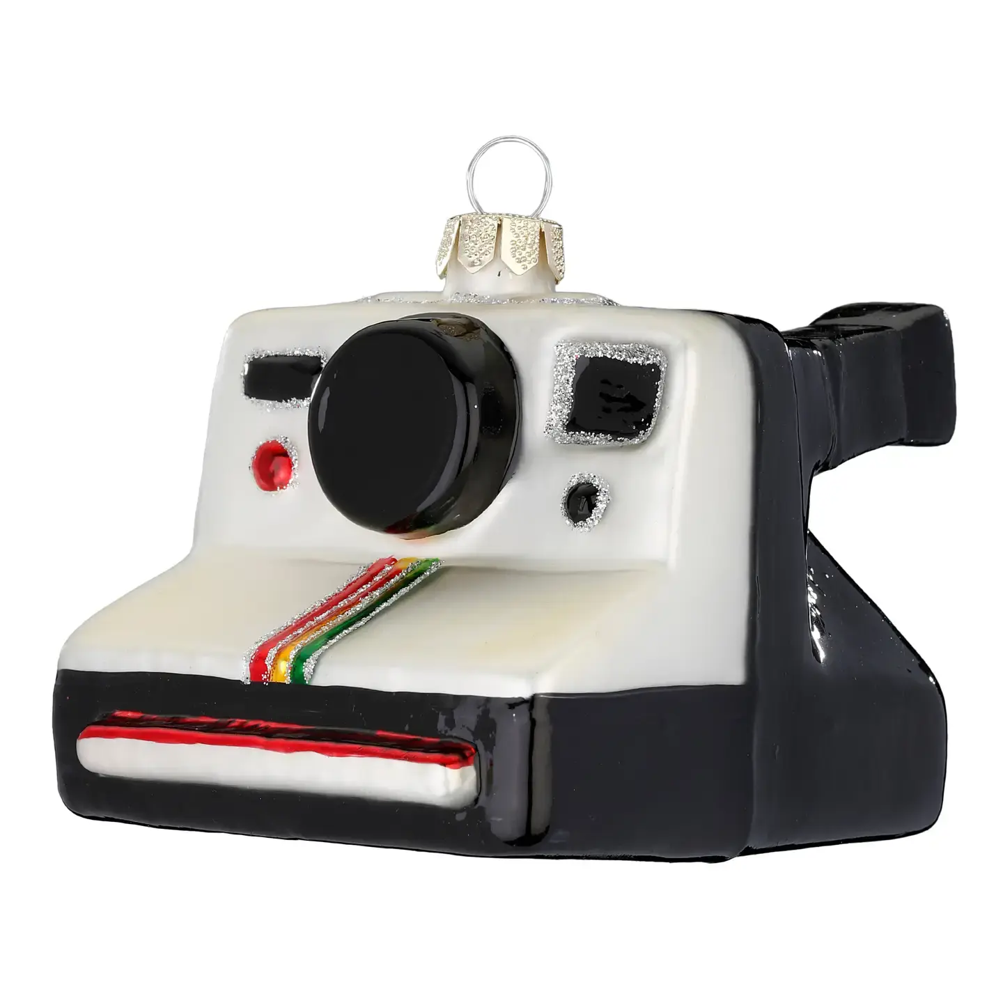 Glashänger / Weihnachtshänger – Sofortbildkamera / Polaroid