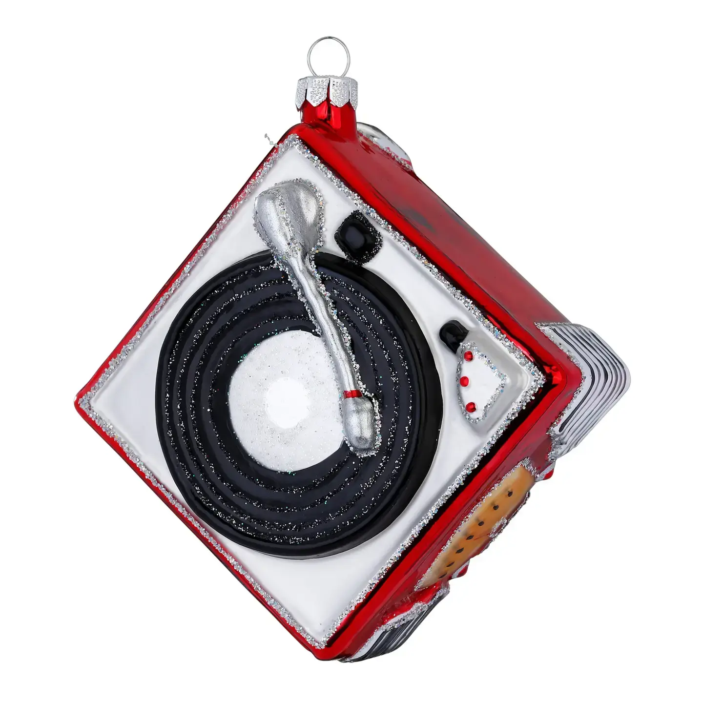Glashänger / Weihnachtshänger – Plattenspieler