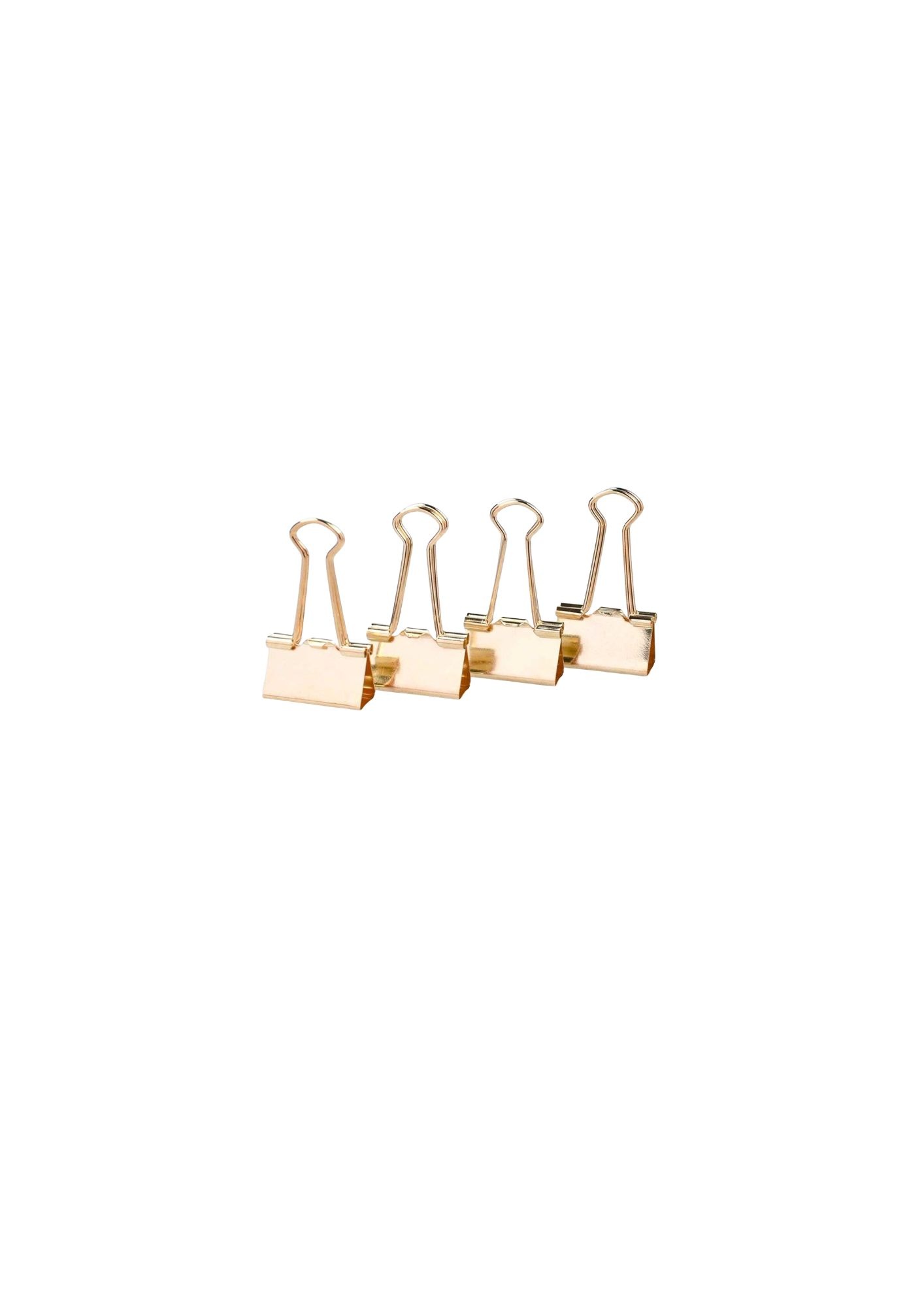 12 kleine Klammern gold