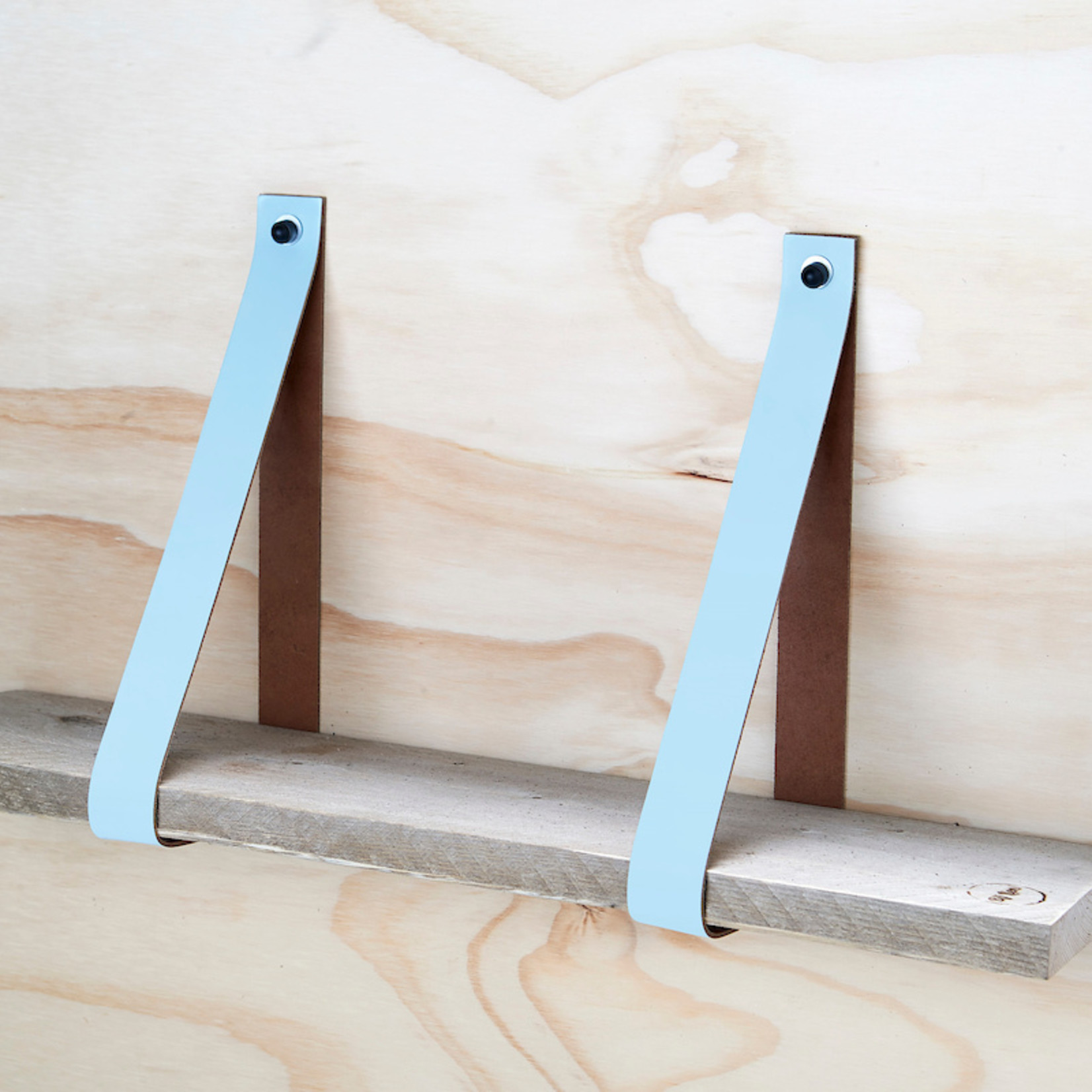 Bij Lien set leren plankdragers - Mint