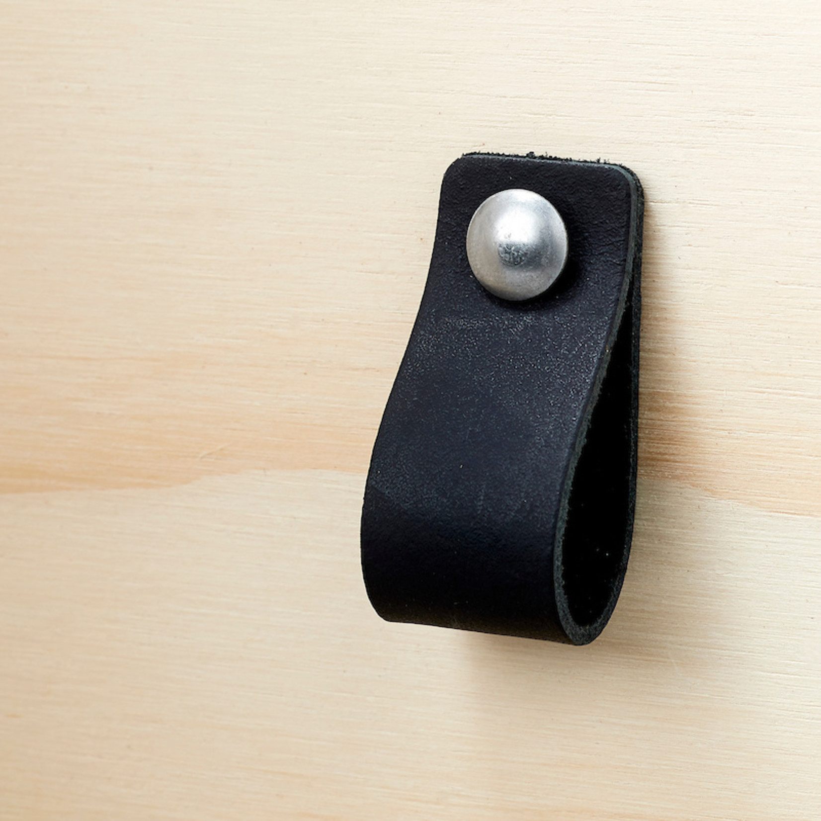 Bij Lien leren handgreep Zwart