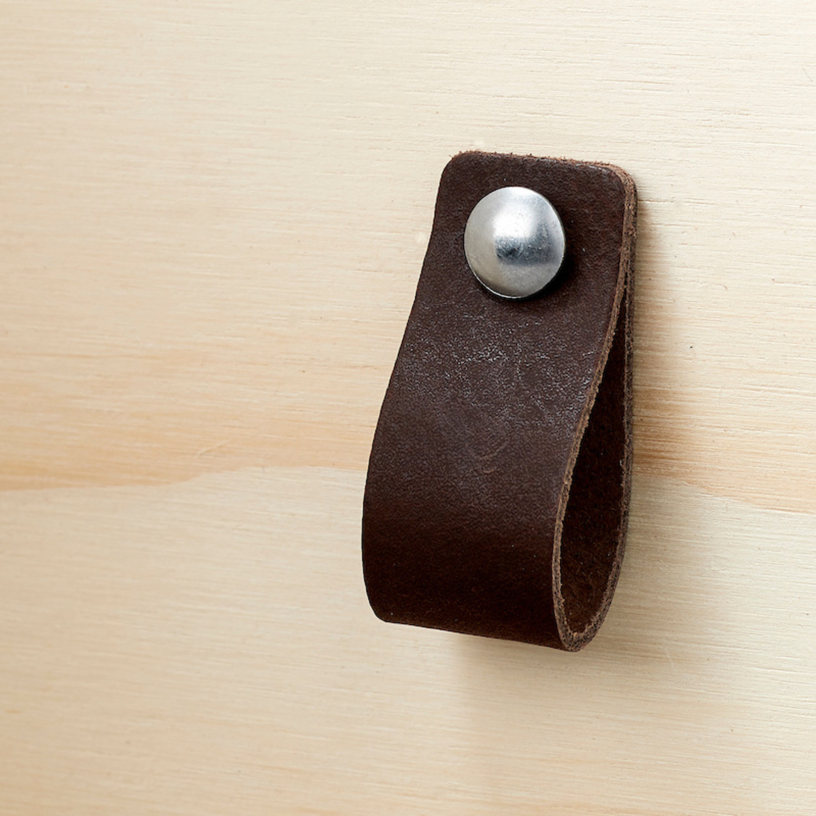 Bij Lien leren handgreep Bruin