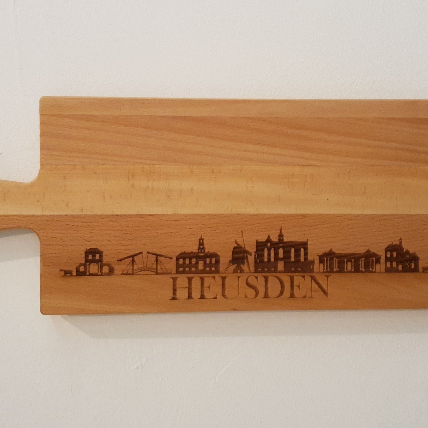 Bij Lien borrelplank beukenhout skyline Heusden