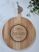 Bij Lien Borrelplank rond 40cm