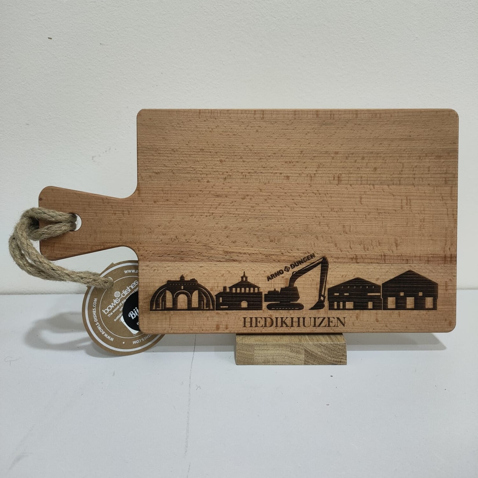 Bij Lien borrelplank beukenhout skyline Hedikhuizen