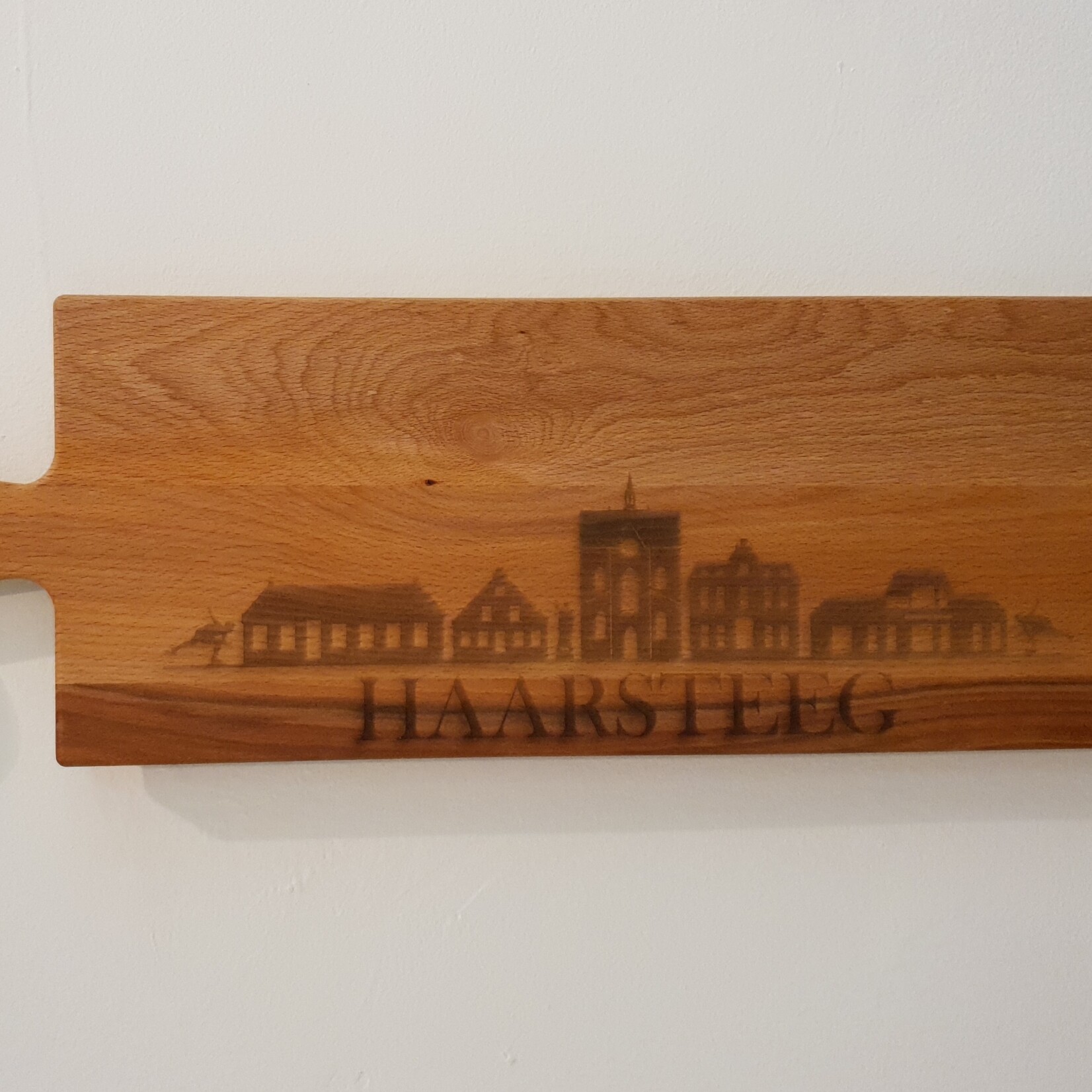 Bij Lien borrelplank beukenhout skyline Haarsteeg