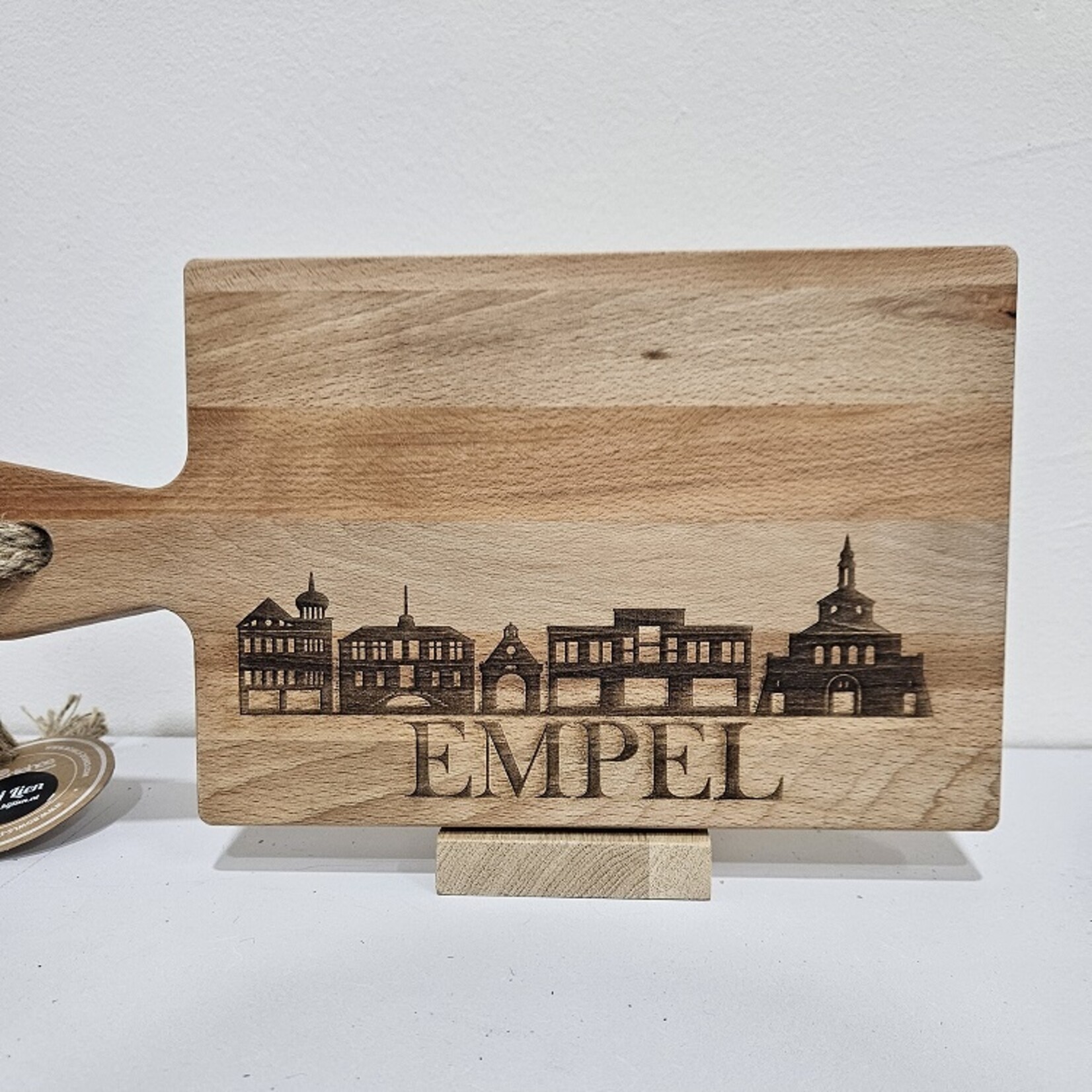 Bij Lien borrelplank beukenhout skyline Empel