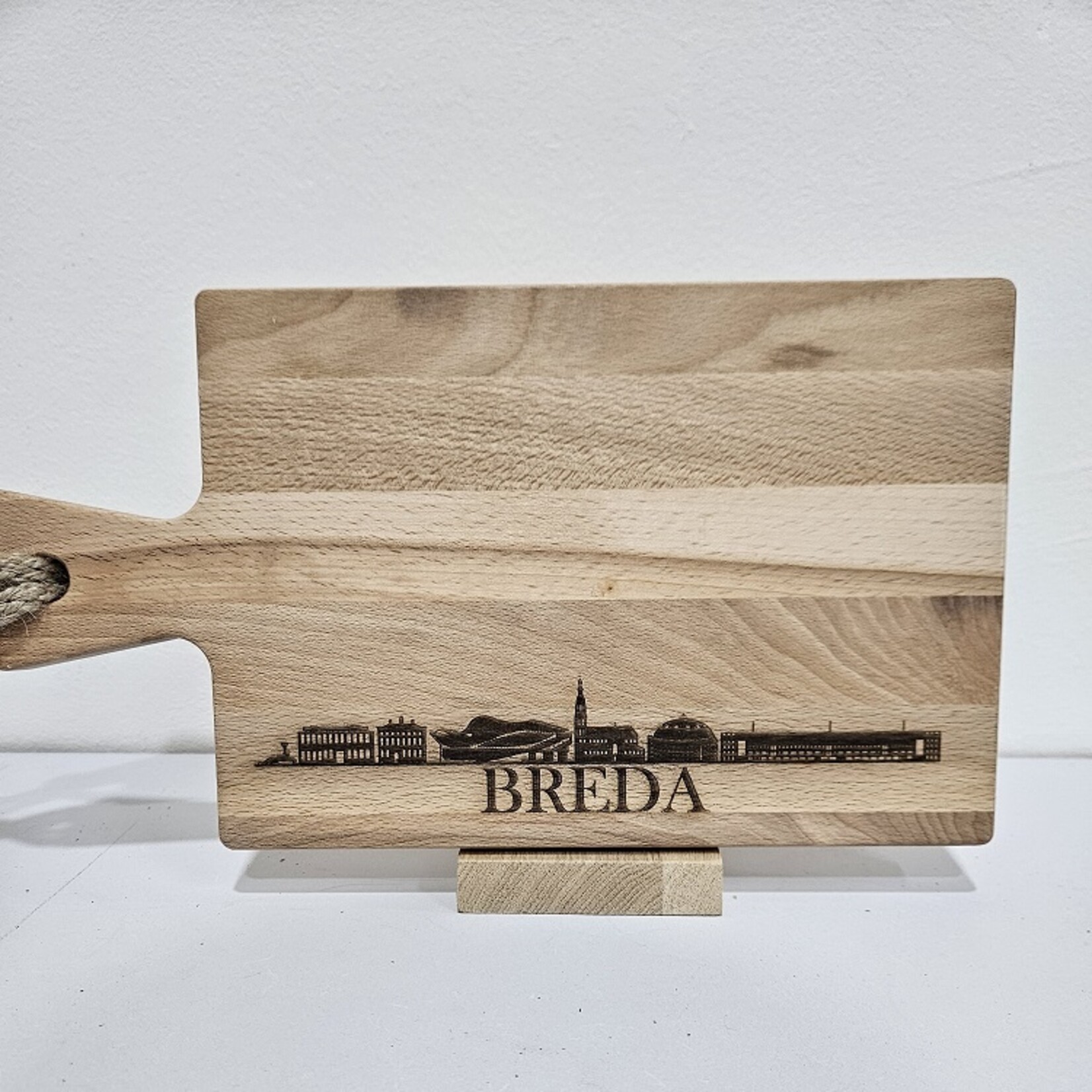 Bij Lien borrelplank beukenhout skyline Breda