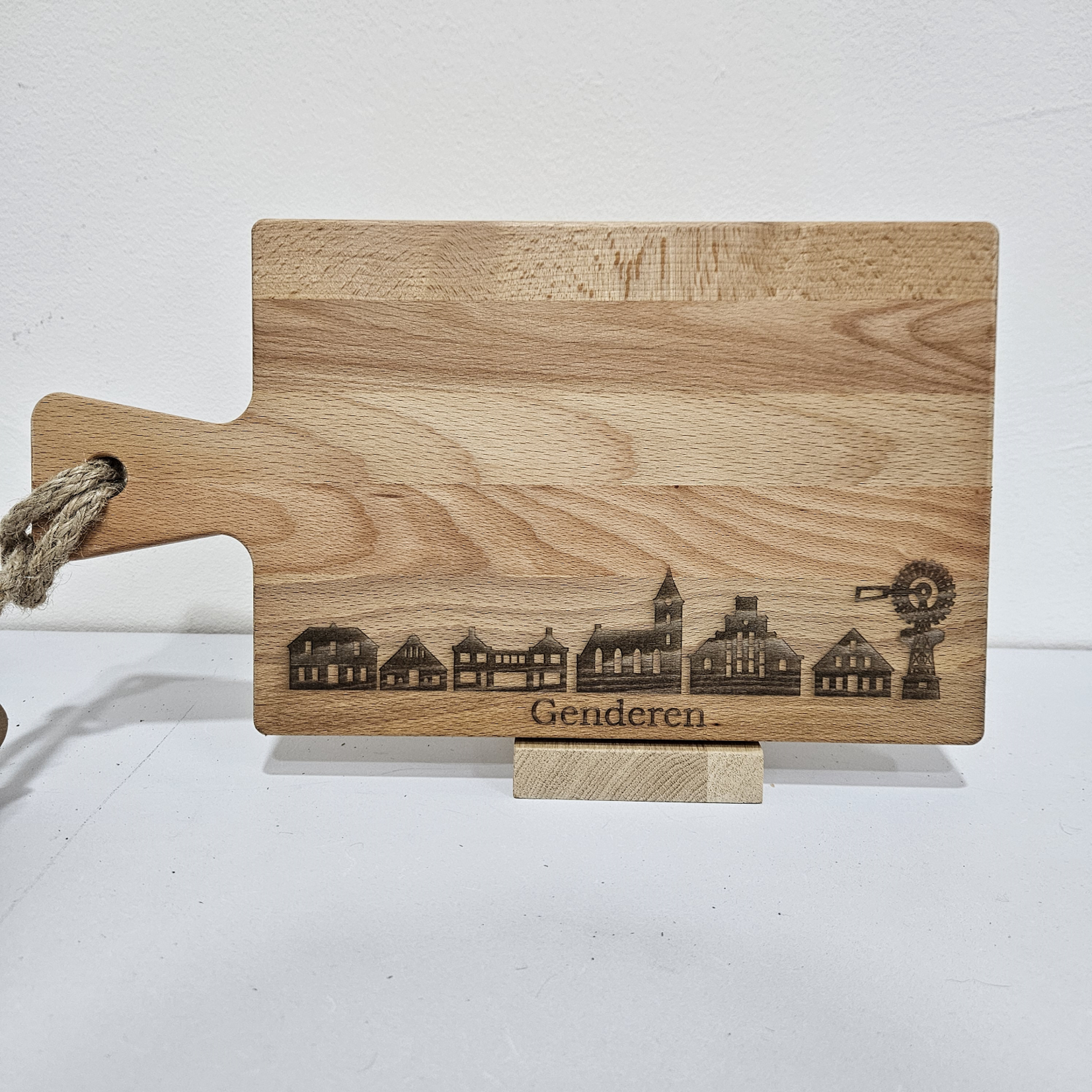 Bij Lien borrelplank beukenhout skyline Genderen