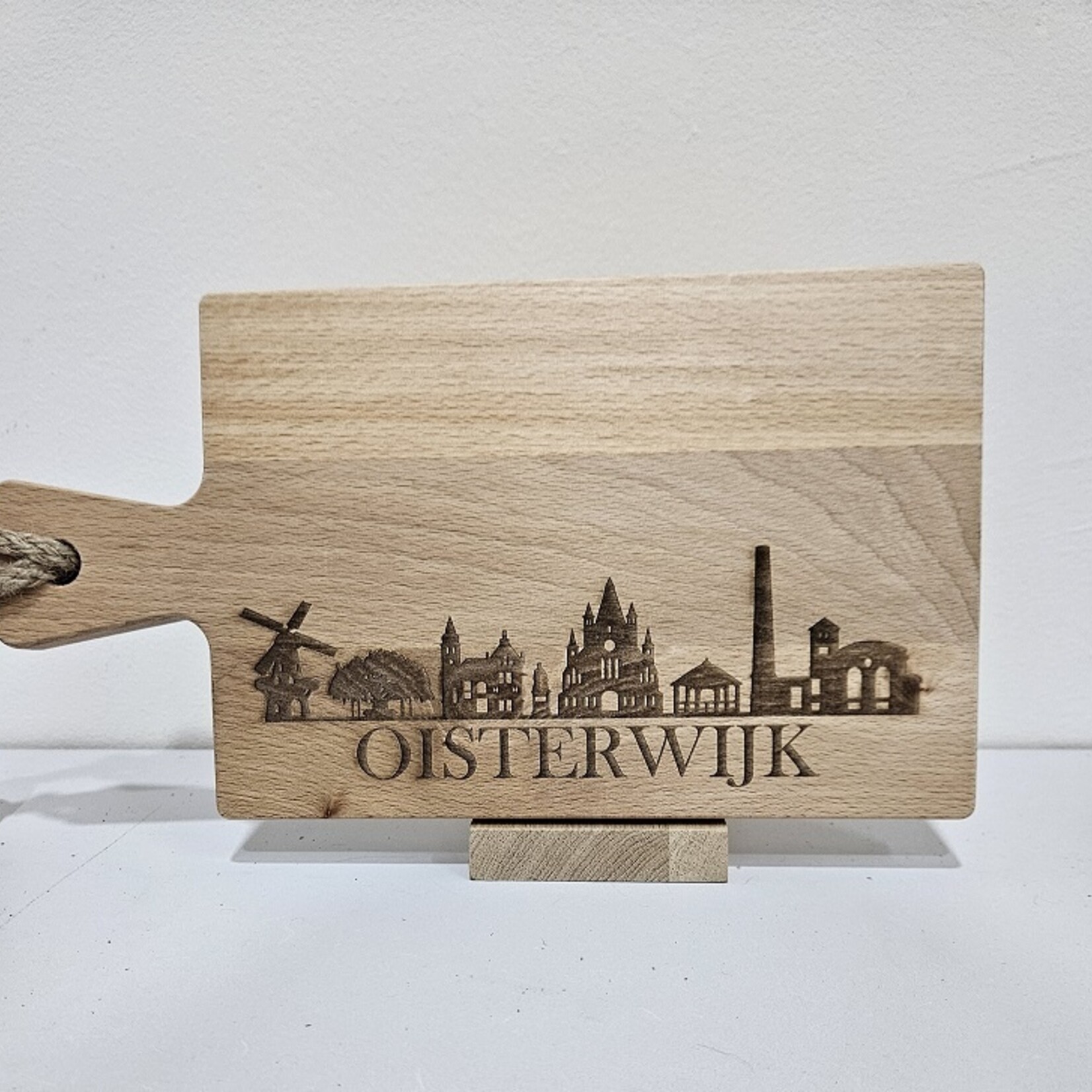 Bij Lien borrelplank beukenhout skyline Oisterwijk