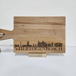 Bij Lien borrelplank beukenhout skyline 's-Hertogenbosch