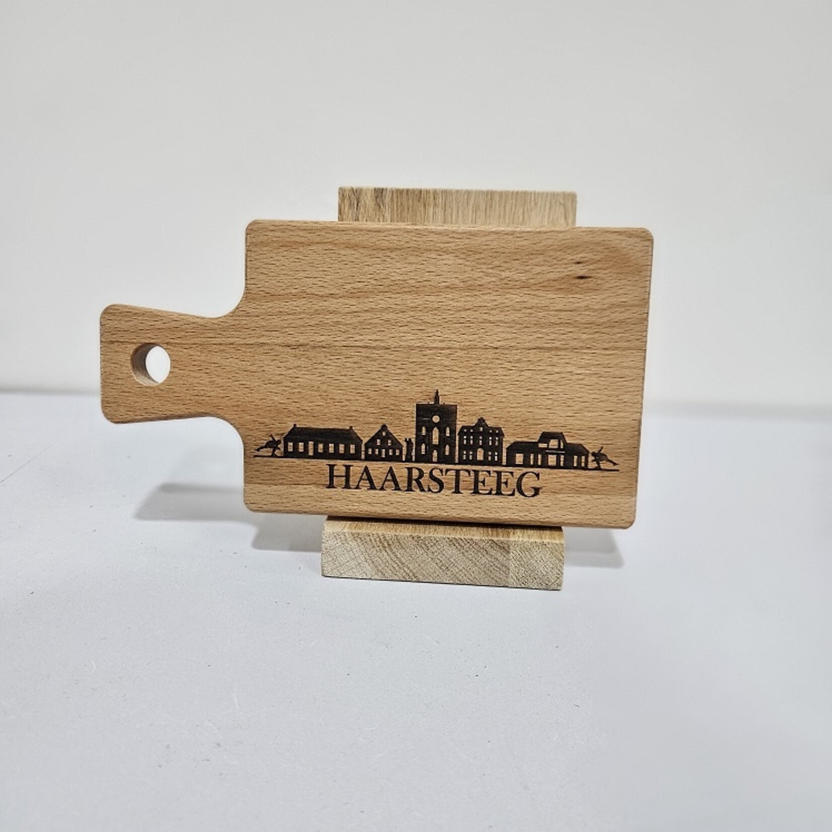 Bij Lien borrelplank beukenhout skyline Haarsteeg