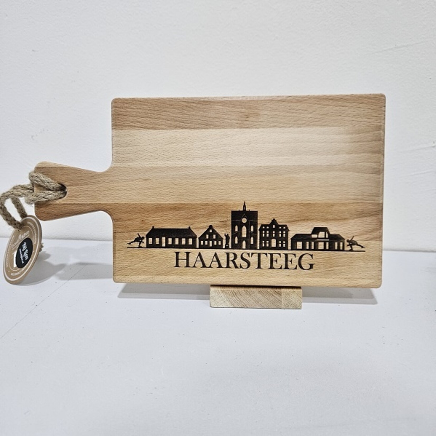 Bij Lien borrelplank beukenhout skyline Haarsteeg