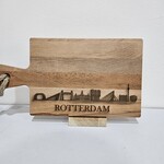 Bij Lien borrelplank beukenhout skyline Rotterdam