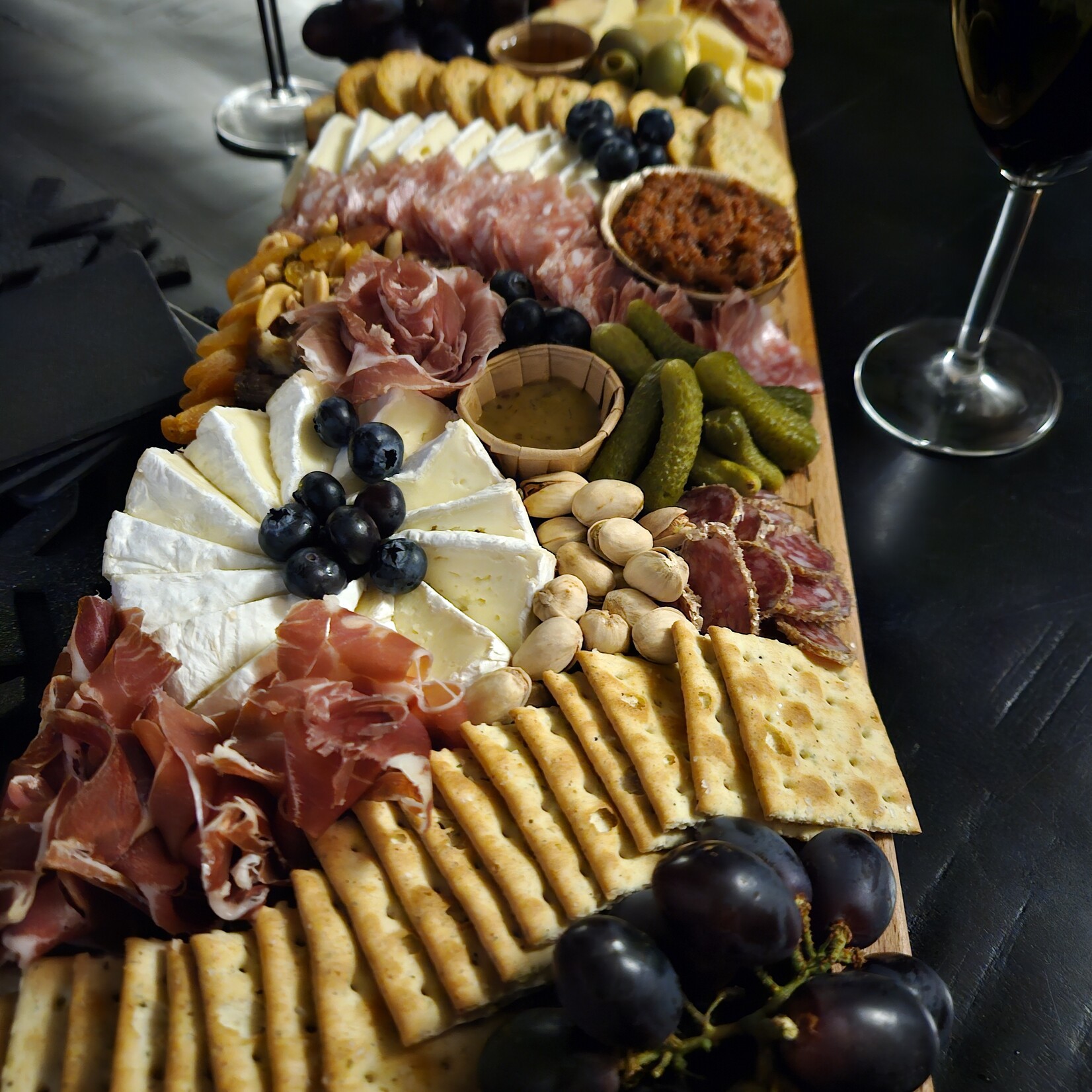 Bij Lien borrelplank beukenhout skyline Vlijmen