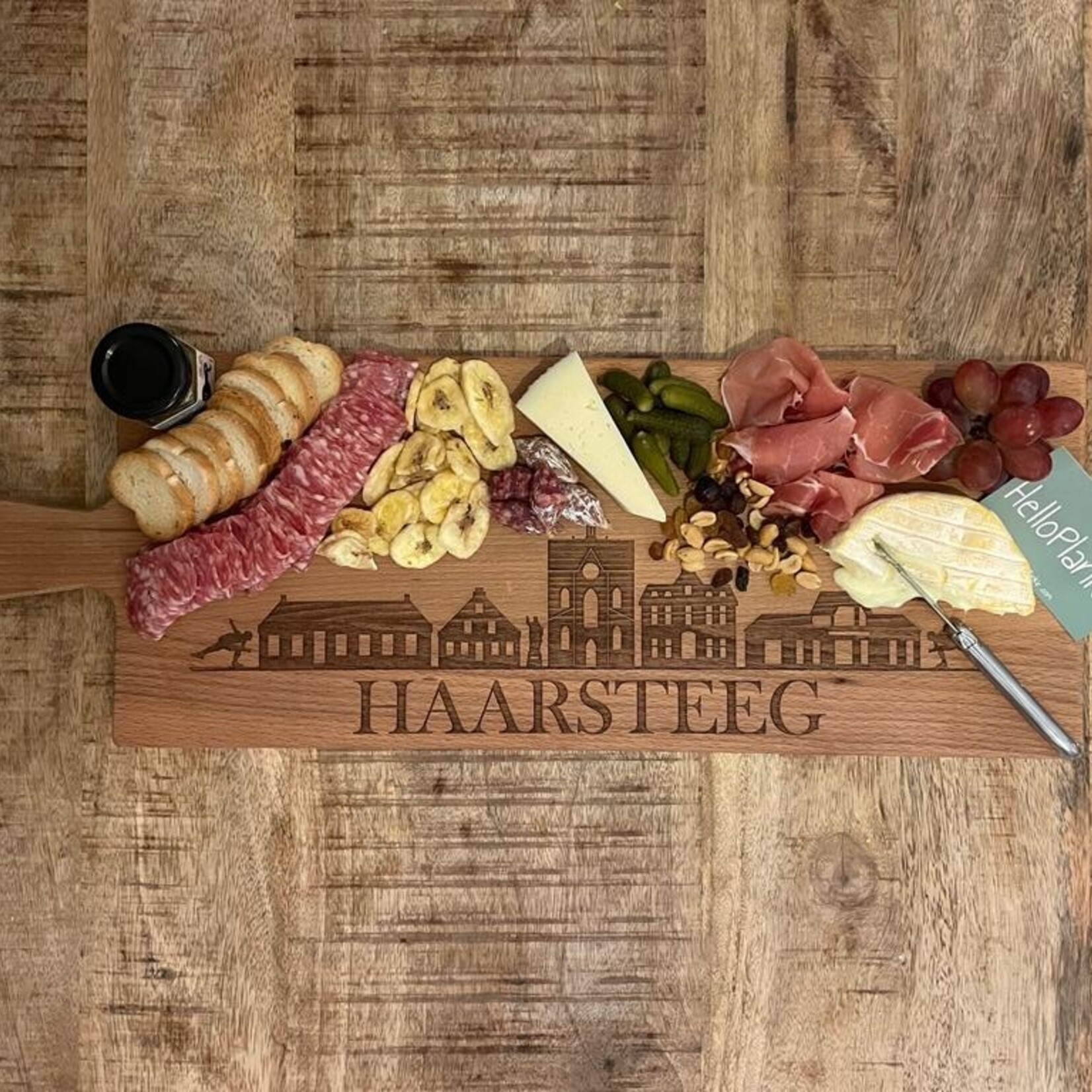 Bij Lien borrelplank beukenhout skyline Rosmalen