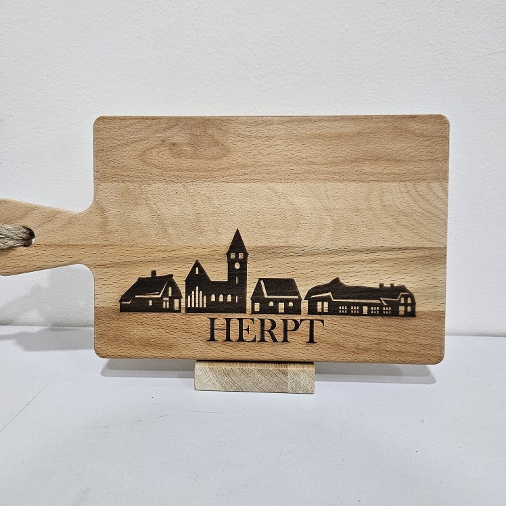 Bij Lien borrelplank beukenhout skyline Herpt