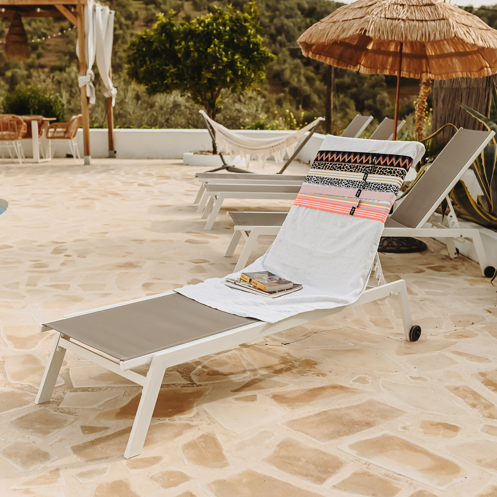 Bij Lien beach towel strap - Roze