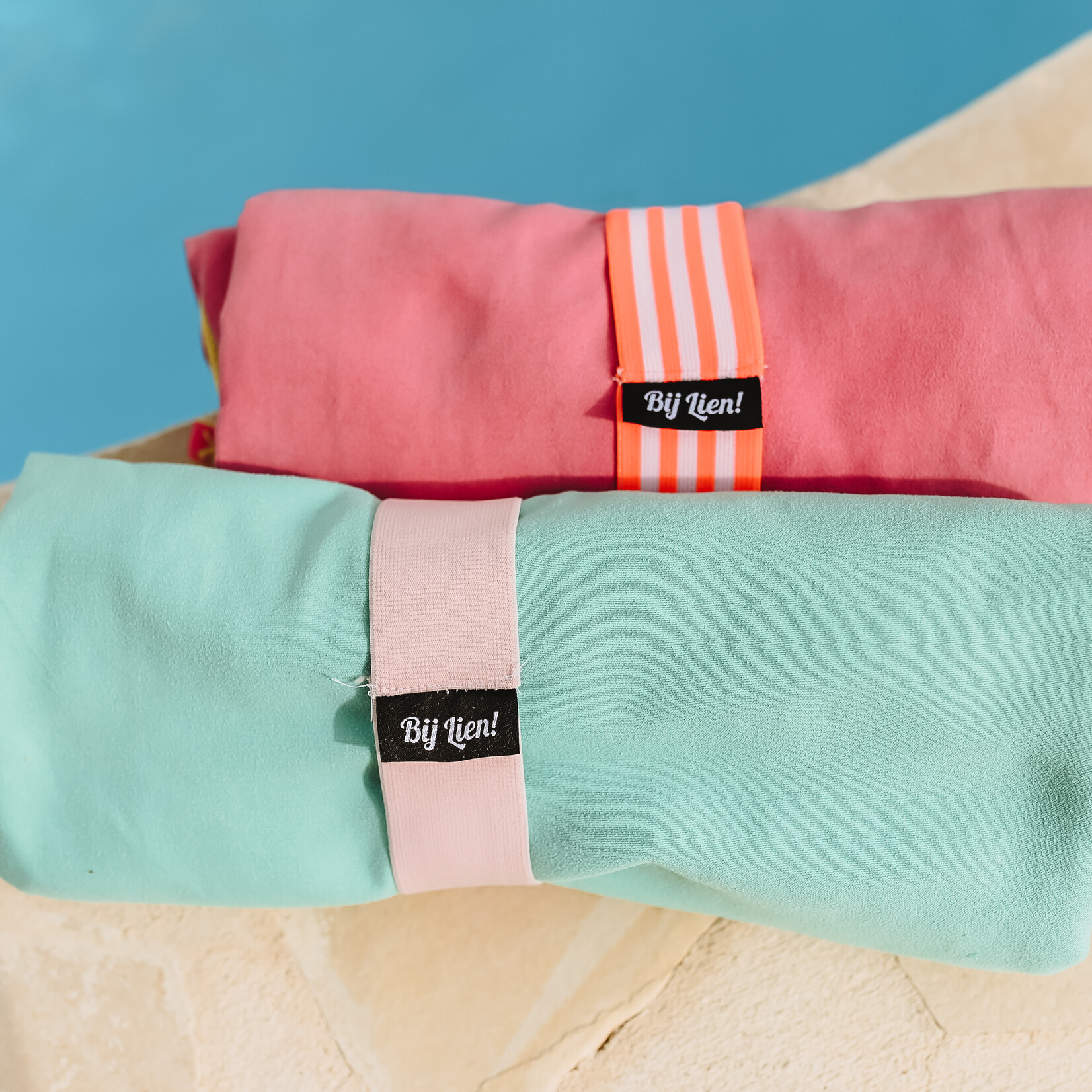 Bij Lien beach towel strap - Roze