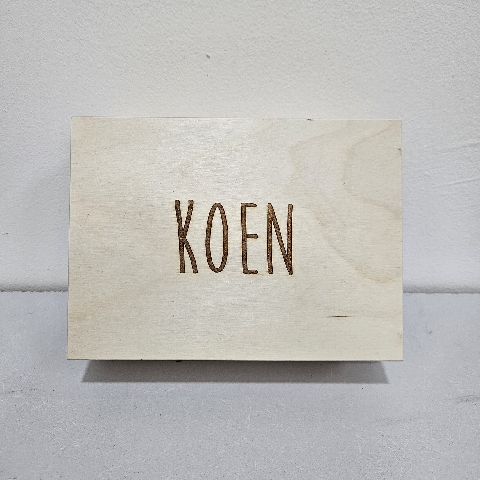 Bij Lien Gepersonaliseerd herinneringen kistje 16x22x8 cm